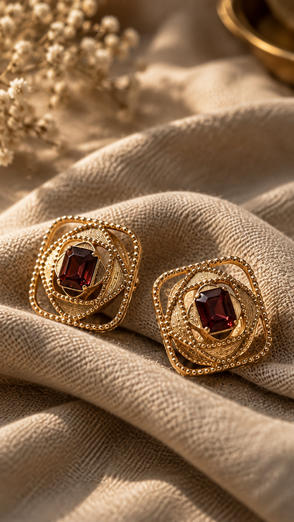 Rumaia Studs - Wine