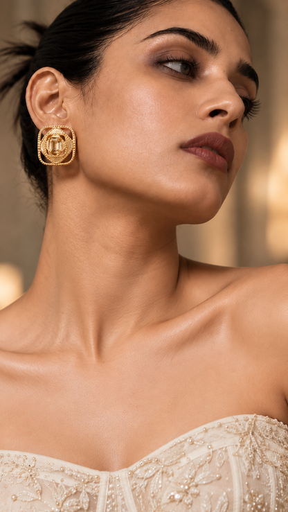 Rumea Studs - Champagne